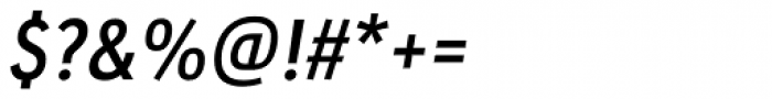 URW Geometric Condensed Semi Bold Oblique Font OTHER CHARS