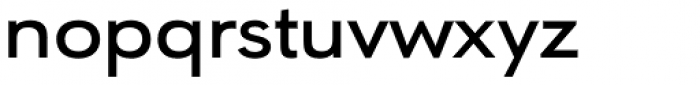URW Geometric Extended Semi Bold Font LOWERCASE