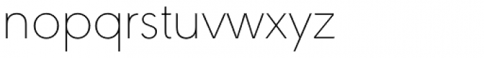 URW Geometric Thin Font LOWERCASE