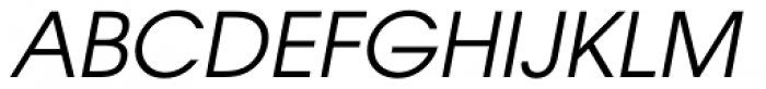 URW Gothic Oblique Font UPPERCASE