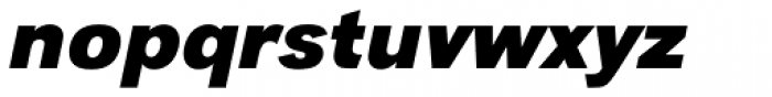 URW Grotesk Bold Italic Font LOWERCASE