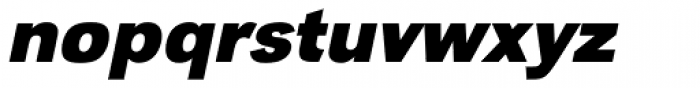 URW Grotesk Bold Oblique Font LOWERCASE