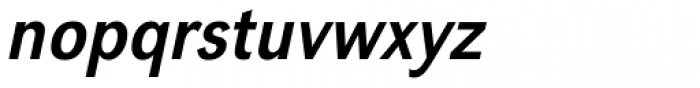URW Grotesk ExtraNarrow Oblique Font LOWERCASE