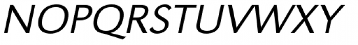 URW Grotesk ExtraWide Light Oblique Font UPPERCASE