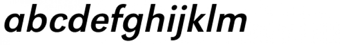 URW Grotesk Oblique Font LOWERCASE