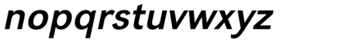 URW Grotesk Oblique Font LOWERCASE