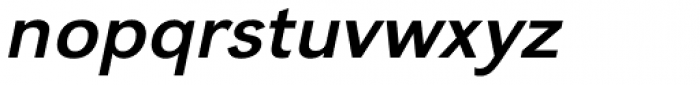 URW Grotesk Wide Oblique Font LOWERCASE