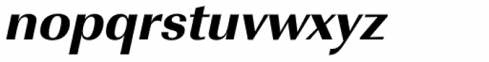 URW Imperial ExtraBold Oblique Font LOWERCASE