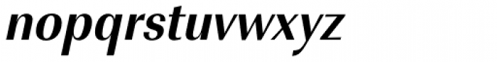 URW Imperial ExtraNarrow Bold Oblique Font LOWERCASE