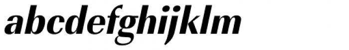 URW Imperial ExtraNarrow ExtraBold Oblique Font LOWERCASE