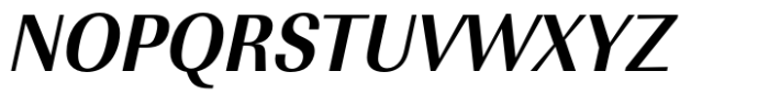 URW Imperial T Std Bold Extra Narrow Oblique Font UPPERCASE
