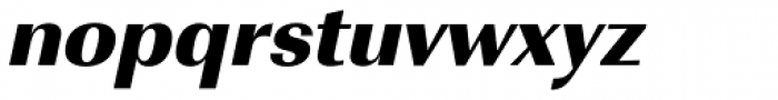 URW Imperial UltraBold Oblique Font LOWERCASE