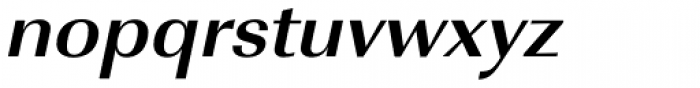URW Imperial Wide Bold Oblique Font LOWERCASE