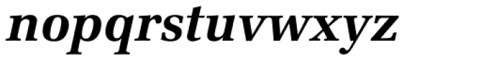 URW Latino Bold Italic Font LOWERCASE