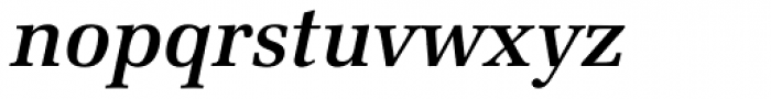URW Latino Medium Italic Font LOWERCASE