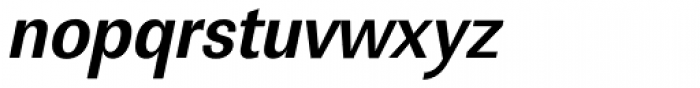 URW Linear ExtraNarrow Bold Oblique Font LOWERCASE