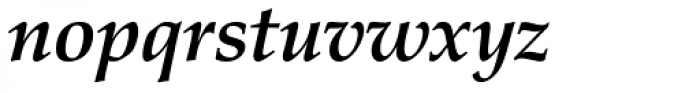 URW Palladio Bold Italic Font LOWERCASE