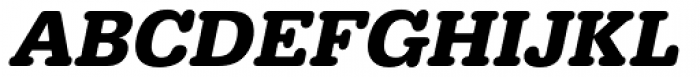 URW Typewriter Bold Oblique Font UPPERCASE