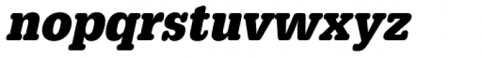 URW Typewriter ExtraNarrow Bold Oblique Font LOWERCASE