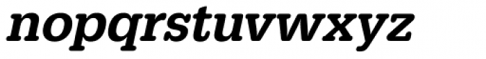 URW Typewriter Narrow Medium Oblique Font LOWERCASE