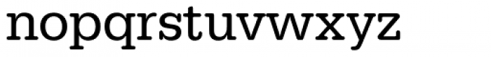 URW Typewriter Narrow Regular Font LOWERCASE