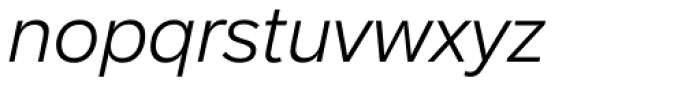 Urania Light Italic Font LOWERCASE