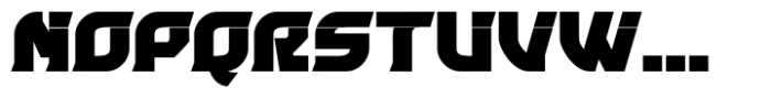 Urban Blocking Display Font LOWERCASE