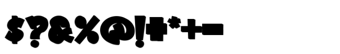 Urban Clash Graffiti Extrude Font OTHER CHARS