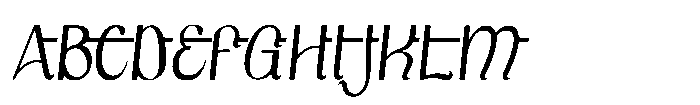 Urban Dharma Oblique Font UPPERCASE
