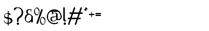 Urban Dharma Regular Font OTHER CHARS