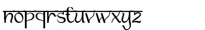 Urban Dharma Regular Font LOWERCASE