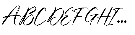 Urban Handwritten Regular Font UPPERCASE