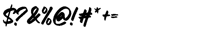 Urban Haze Font OTHER CHARS