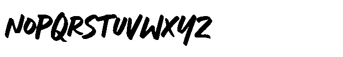 Urban Haze Font LOWERCASE
