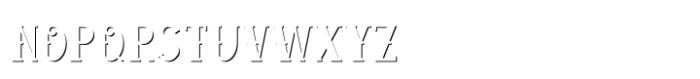 Urban Ink Shadow FX Font LOWERCASE