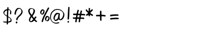 Urban Marker Font OTHER CHARS
