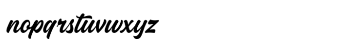Urban Shadow Script Font LOWERCASE
