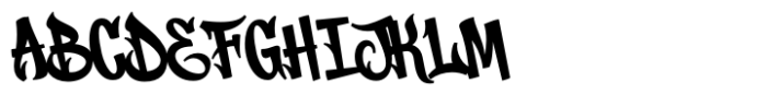 Urban Slash Regular Font UPPERCASE