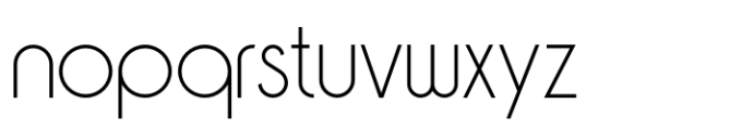 Urbancat Rg Thin Font LOWERCASE