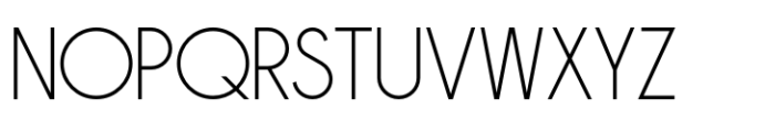 Urbancat St Thin Font UPPERCASE