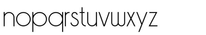 Urbancat St Thin Font LOWERCASE