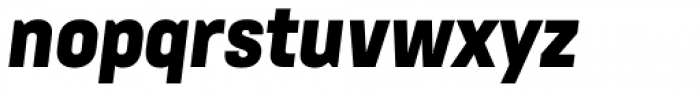 Urbandale Black Italic Font LOWERCASE