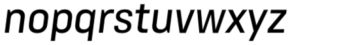 Urbandale Medium Italic Font LOWERCASE