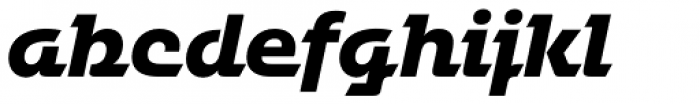 Urbane Adscript Bold Italic Font LOWERCASE