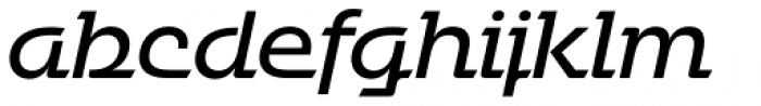 Urbane Adscript Medium Italic Font LOWERCASE