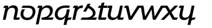 Urbane Adscript Medium Italic Font LOWERCASE