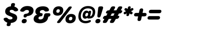 Urbane Rounded Urbane Bold Italic Font OTHER CHARS
