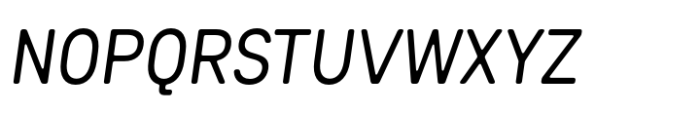 Urbine Regular Italic Font UPPERCASE