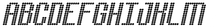 Urbix Nu Dot Italic Font UPPERCASE