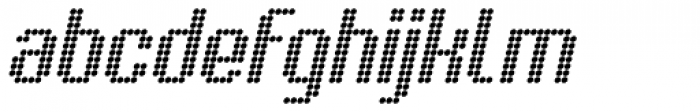Urbix Nu Dot Italic Font LOWERCASE